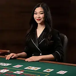 Klassieke baccarattafel van LuckyStreak
